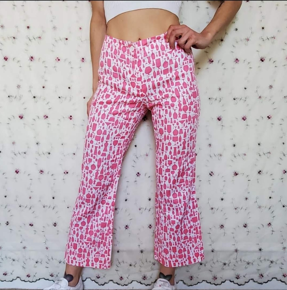 Y2K Tipsy Barbie Capris